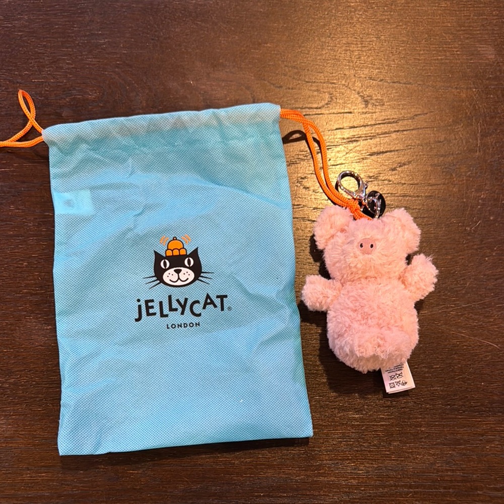 Jellycat Pink Pig Keychain